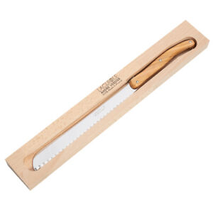 NEW Laguiole Debutante Bread Knife Olivewood