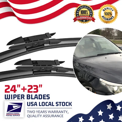 Set of 24"+23" OEM Front Windshield Wiper Blades For 2009-2009 BMW 535i xDrive - Image 1 of 4