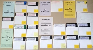 KRACKER JAX RENEGADE 1 & 2 MAVERICK 3 4 5 BACKUP Software for Commodore 64 128D - Picture 1 of 10