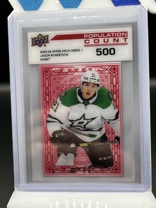 2023-24 Upper Deck Series 1 Population Count 500 Jason Robertson 🔥