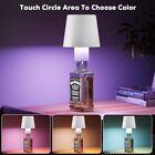 LED Flaschenaufsatz Tisch-Lampe Flaschen-Leuchte Deko-Licht Akku Dimmbar RGB DHL