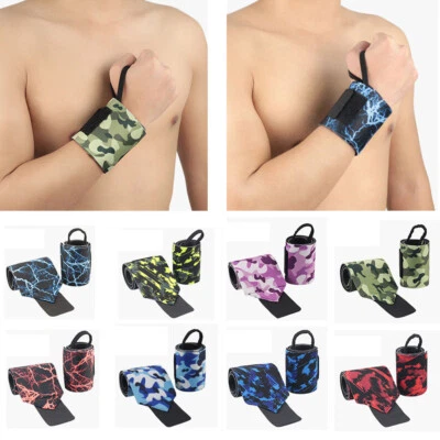 Men Camouflage Stretch Wristband Basketball Running Fitness Sports Wrist Band - Image 1 of 4