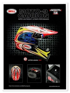 Anuncio impreso Bell Powersports Moto-9 cascos de carbono 2013 anuncio de revista - Imagen 1 de 4