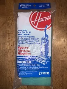 2 filtros finales de repuesto de alérgenos Hoover WindTunnel aspiradora 40110004 38766-009 - Imagen 1 de 3