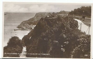 Devon Postcard - Babbacombe from The Downs - Near Torquay - Real Photo ZZ2861 - Picture 1 of 2