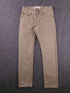 Levis 511 Jeans Youth 12 Beige Slim Fit Straight Leg Medium Wash Causal 26X26 - Picture 1 of 15