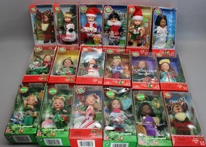 New Old Stock Barbie Christmas Kelly Doll Ornament Your Choice - Picture 1 of 67