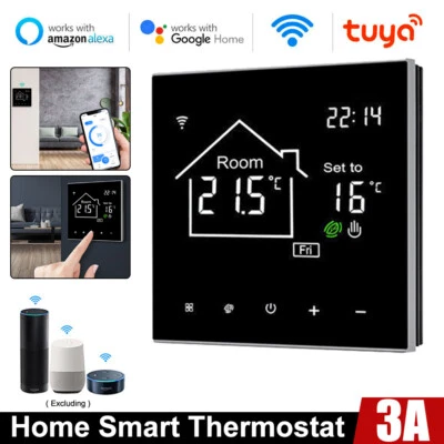 Tuya Smart WiFi Thermostat Wireless Water/Gas Boiler APP Temperature Controller - Image 1 of 4