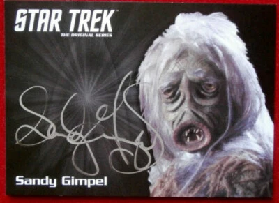 STAR TREK TOS - SANDY GIMPEL - Hand-Signed Autograph Card - LIMITED EDITION 2016 - Image 1 of 2