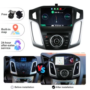 6G+128G Android 14 Autoradio GPS navigatore Per Ford Focus 2012-2018 Carplay DSP - Foto 1 di 12