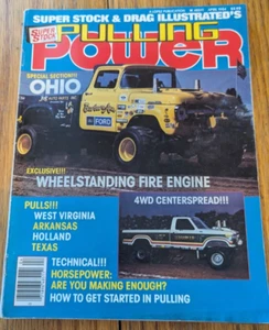 Super Stock Pulling Power Magazine April 1984 Wheelstanding Fire Vol 3 No 10 - Picture 1 of 6