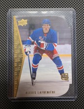 2020-21 Upper Deck Hockey Series 2 Alexis Lafreniere Die-Cut Gold RC #RDT-11 SP