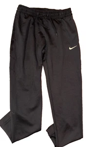 Nike Dri-Fit Athletic Pants Men's Black Size LARGE Joggers Tapered Leg - Picture 1 of 7