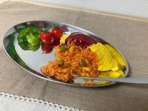 Food Sample: Omelet Rice Tray - Picture 1 of 2