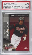 2012 MultiAd Sports Sacramento River Cats Josh Donaldson #7 PSA 9 MINT