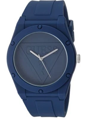 Guess Navy Blue Silicone Strap and Case Analog men's 42mm Women's Watch U0979L4 - Image 1 of 2