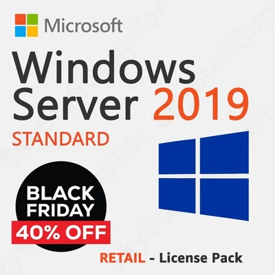 Microsoft Windows Server 2019 STANDARD License 24 Core | Same-day Shipping - Image 1 of 4
