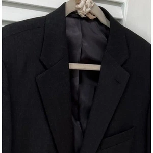 EISENBERG Herren Blazer Sport Mantel Zwei Knopf Sakko 44R Schwarz Anzugmantel - Bild 1 von 10