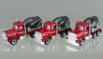 Vintage 1997 Matchbox #8 Diecast Metallic Red 1981 Peterbilt Cement Mixer Lot NM - Image 1 of 4