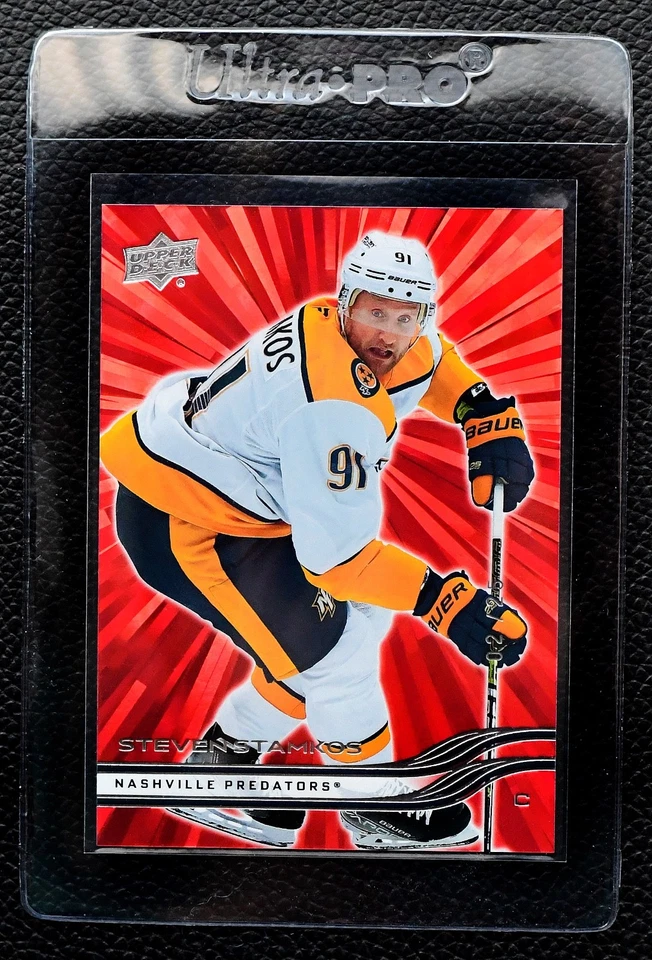 Cubierta superior Steven Stamkos Red Outburst 2025-26 #ed 2/25 - ¡cerca de 600 goles! Foto 1 de 1