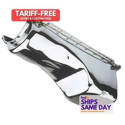 Trans-Dapt 9294, One Chrome Steel Bb Chevy Oil Pan High Performance & Racing Par - Image 1 of 4
