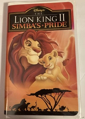 Walt disney The Lion King 2 Simba's Pride VHS Video Tape Disney 8804 Very Rare - Image 1 of 4