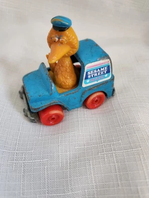 Camión de correo Hasbro Sesame Street Big Bird 1982 Die Cast Muppets juguete USPS Foto 1 de 4