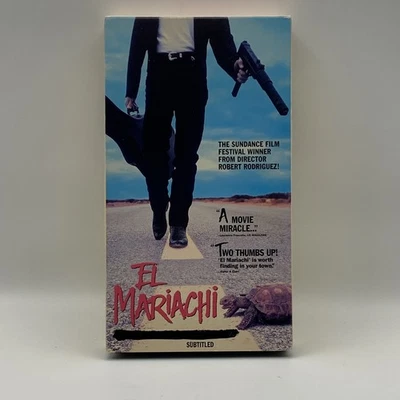 El Mariachi (VHS, 1993, Columbia) English Subtitled Robert Rodriguez  - Image 1 of 4
