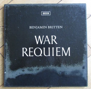 Benjamin Britten War Requiem, Decca 2 x LP Vinyl Record Box Set + Book - Picture 1 of 4