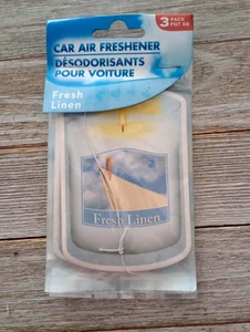 Driver’s Choice Car Air Freshener Fresh Linen 3 Pc. - Picture 1 of 2