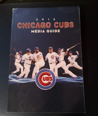 2016 Chicago Cubs Media Guide excellent-near mint condition (see scan) - Image 1 of 2