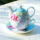 Grace Teaware Bukiet kwiatowy Drobna porcelanowa herbata dla jednego