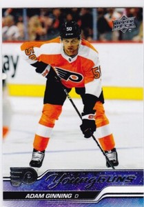Adam Ginning 2023-24 Upper Deck Young Guns SP RC Card #243