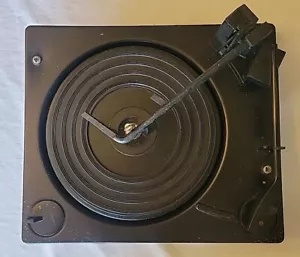 Tocadiscos BSR negro vintage de 4 velocidades UA25 COMO ESTÁ piezas **Sin gabinete - Imagen 1 de 15