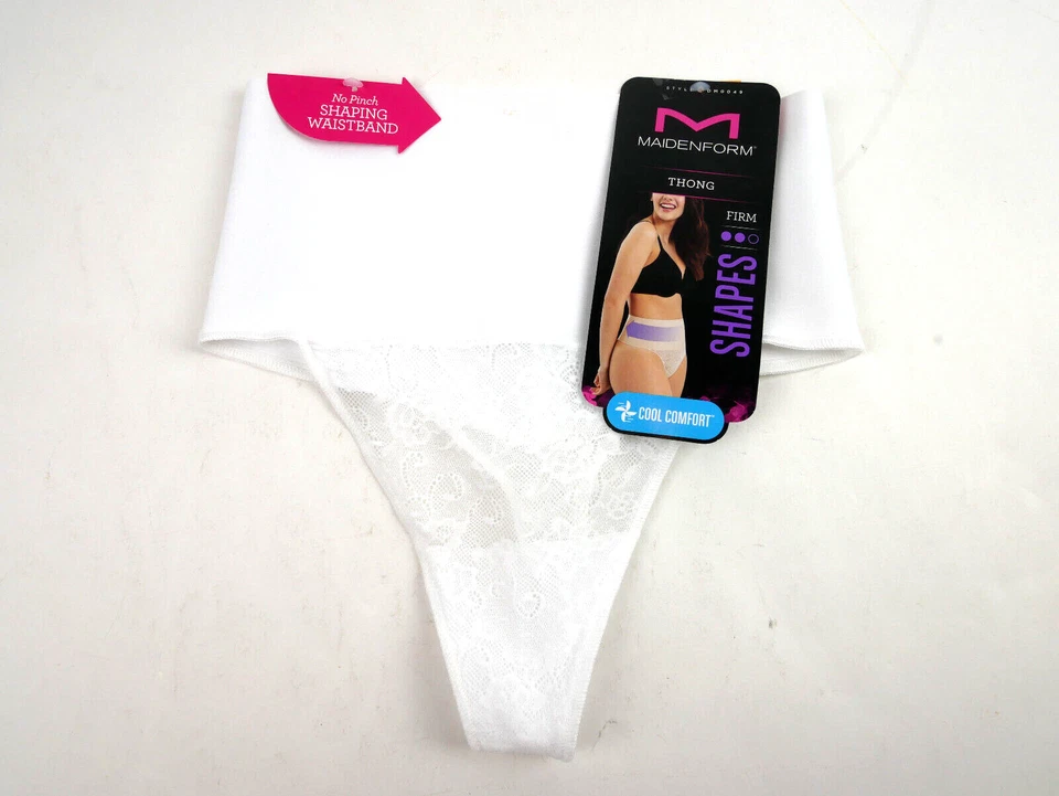 Maidenform Women's Medium Tame Your Tummy Lace Thong Panties Lace