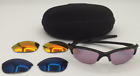 Oakley Half Jacket XLJ Sunglasses Black Frames With Case and Extra Lenses NICE