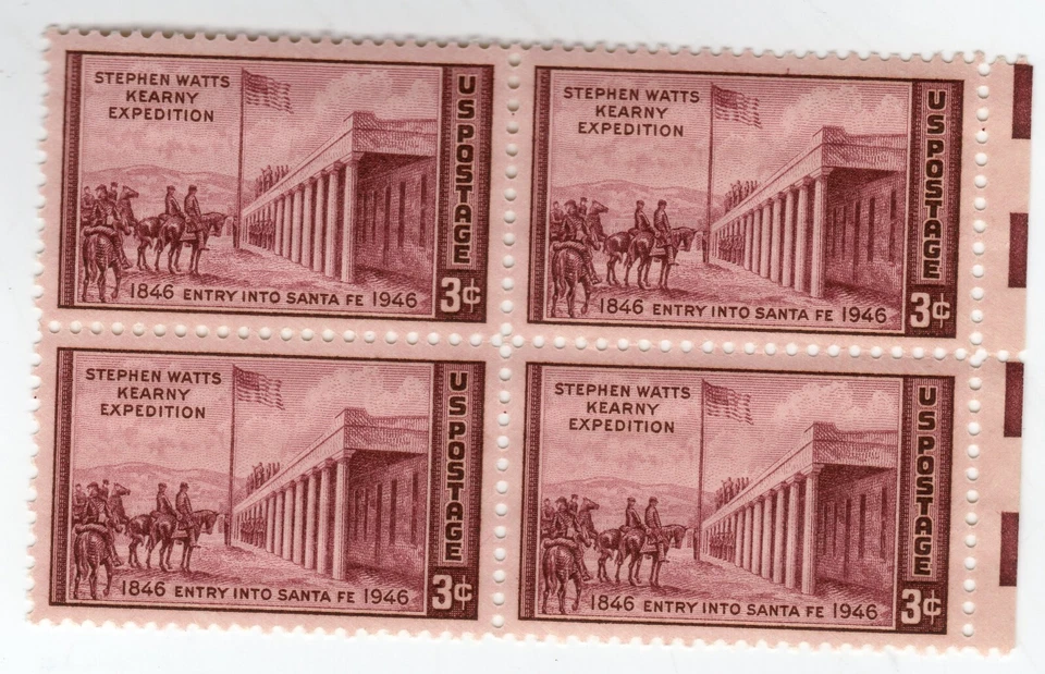Scott #944 Kearney Expedition Santa Fe Block of 4 Stamps - MNH - Image 1 of 1