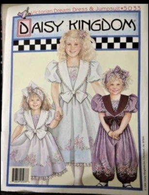 Daisy Kingdom uncut unused dress and jumpsuit master pattern Sizes 2T - 14 - Image 1 of 4