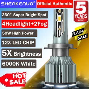 For Hyundai Sonata 2011 2012 2013 2014 LED Headlight Bulb Fog Light Combo Kit Q8 - Picture 1 of 18