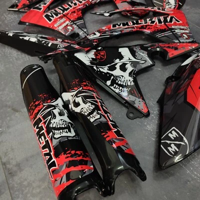 Plásticos + Gráficos Honda CRF450R 2009-2012 CRF250R 2010-2013 Foto 1 de 4