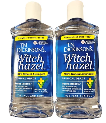 TN Dickinson's Witch Hazel 16 унций (2 бутылки) синий / - Изображение 1 из 2