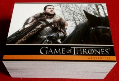 GAME OF THRONES - Season 8 - Complete Base Set (60 cards) - Rittenhouse 2020 - Image 1 of 4