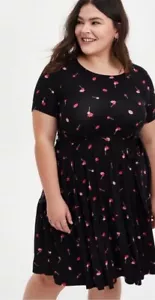 Torrid 4 (4X) Lips & Lollipops superweiches Mini Skater Kleid neu - Bild 1 von 6