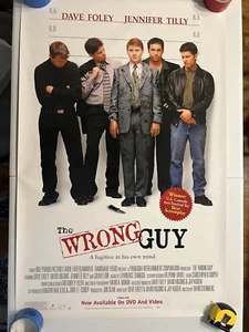 The Wrong Guy Original video release poster 26 x 40 Rolled - Picture 1 of 1