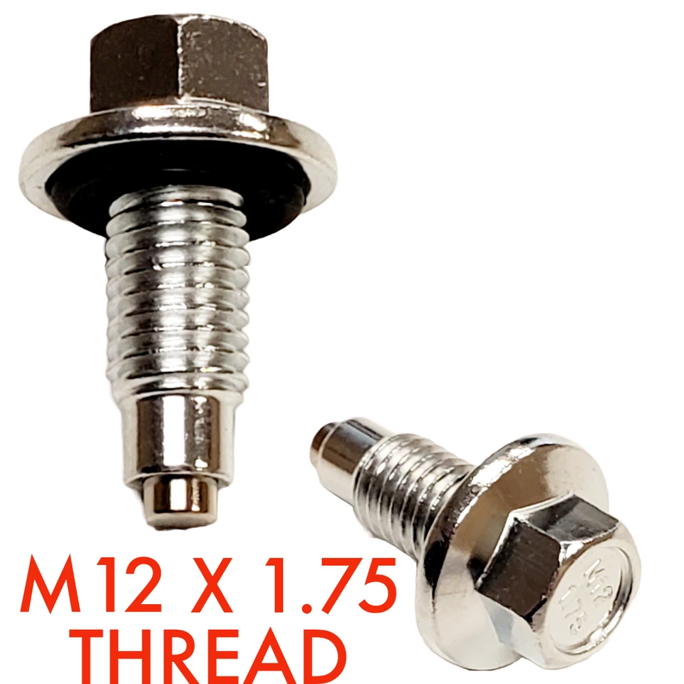Tapón de drenaje magnético M12 x 1,75 Ford Mercury Lincoln Chevrolet GMC Cadillac Foto 1 de 1