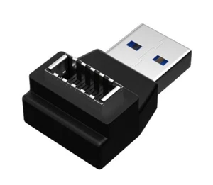 USB 3.0 Internal Header to USB 3.1 3.2 Front Type E Female Adapter - Picture 1 of 3