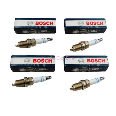 06H905611 Bujías OEM BOSCH 4 piezas para AUDI Q5 A4 VW Jetta GTi 1.8T 2.0T Foto 1 de 4
