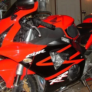 HONDA CBR929RR/CBR954RR 2000-2003 SHOGUN SIN CORTE MARCO DESLIZADORES NEGRO - Imagen 1 de 1