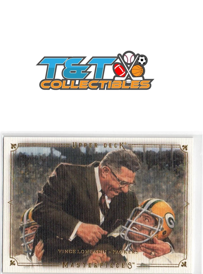 Vince Lombardi 2008 Upper Deck Masterpieces #86 Green Bay Packers 17a - Image 1 of 1
