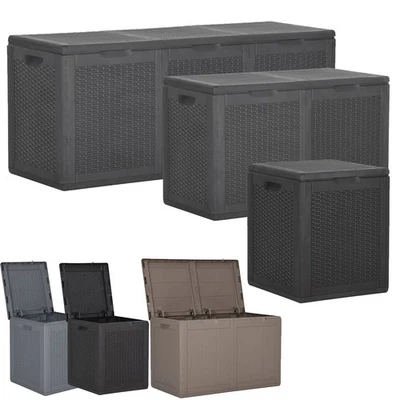 90L-180L-270L Gartenbox PP Aufbewahrungsbox Kissenbox Auflagenbox Gartentruhe - Bild 1 von 4